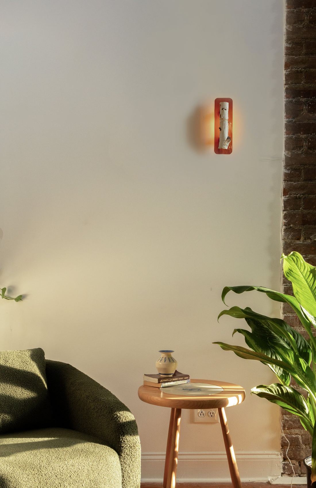 Exploration in Birch, the sconce